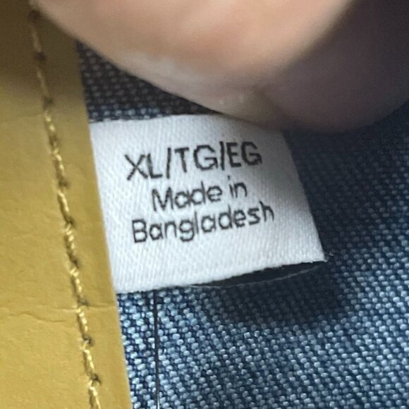 Calvin Klein Womens Blue Denim Button-Up Jacket XL Size d0180 - Picture 4 of 9